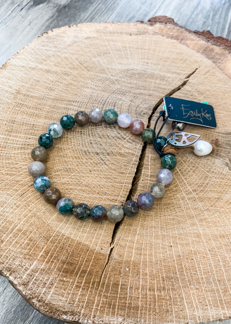 Knot Bracelet Indian Agate