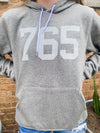 765 Grey Hooded Fleece