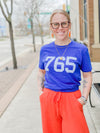 765 Royal Blue Graphic Tee