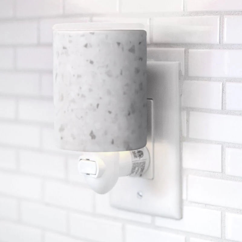 Outlet Warmer - White Marble